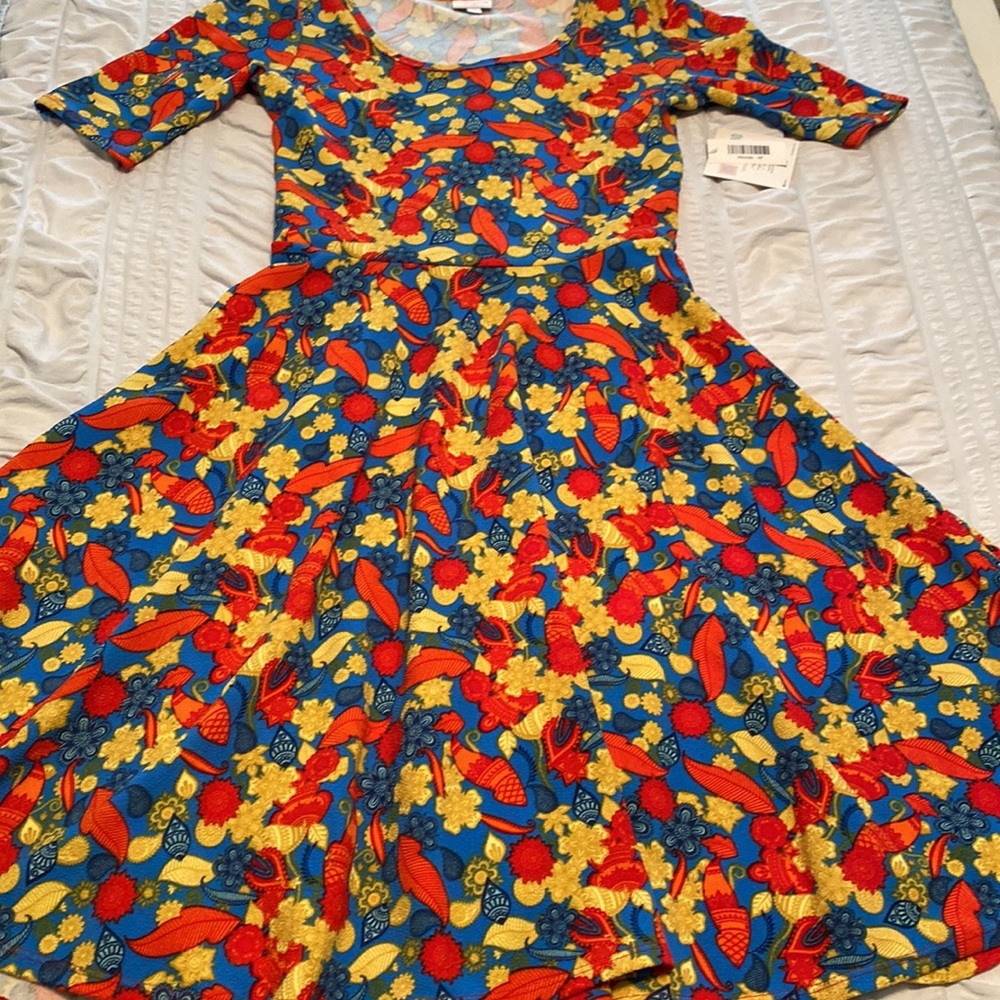 NWT Color Bazar Nicole Dress by LuLaRoe | Size XL
